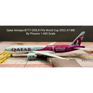 Jual Qatar Airways B777-200LR Fifa World Cup 2022 A7-BBI Phoenix 1:400