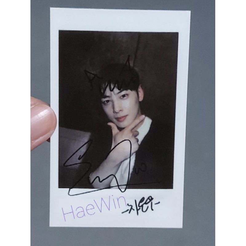 POLAROID TRUE BEAUTY CHA EUN WOO OFFICIAL