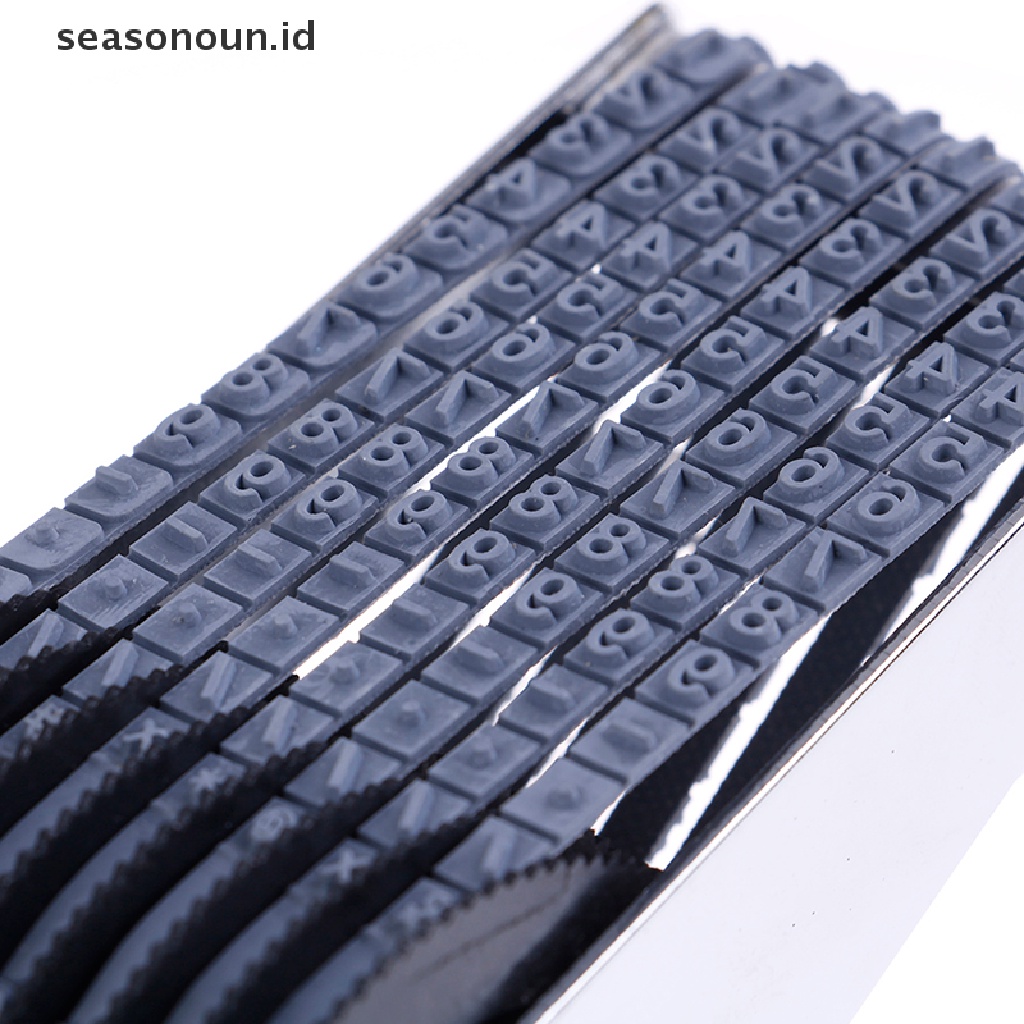 【seasonoun】 8 digit english alphabet letter number symbol rolling rubber stamp decoration .