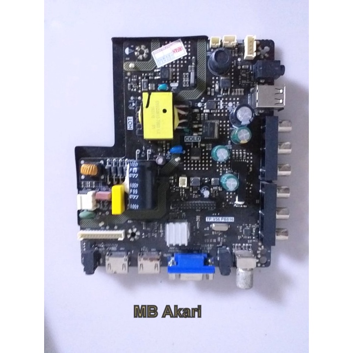 MB Mainboard Akari LE-29P57ID - LE 29P57 ID - LE- 29P57ID PSU regulator Modul Mesin TV Aari Original