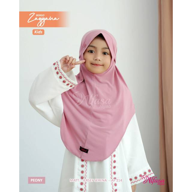 Bergo zayyana kids alfasa hijab