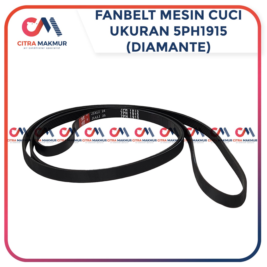 Fanbelt Dryer Diamante 7pj1915 mesin cuci pengering laundry Front Loading Tali Kipas Drum