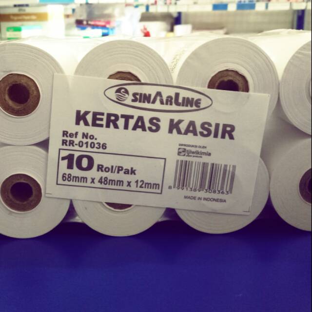 

Kertas Struk Kasir 68x48 mm Paperline