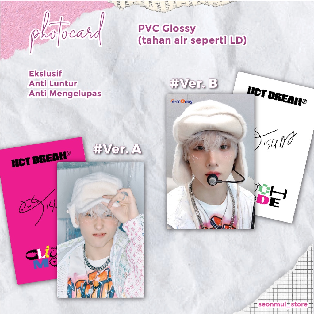 TERMURAH!!! PHOTOCARD PC JISUNG PORORO / PHOTOCARD PC GLITCH MODE GLIMO / KARTU EMONEY / BRIZZI / TAP CASH / FLAZZ JISUNG PORORO / JISUNG DIGIPACK GLITCH MODE GLIMO