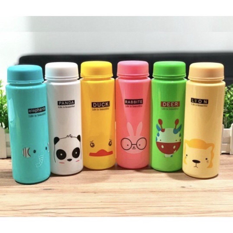 `ღ´ PHINKL `ღ´ ᗩᑕᑕEᔕOᖇIᔕ botol minum karakter anak souvenir ultah nikah wedding