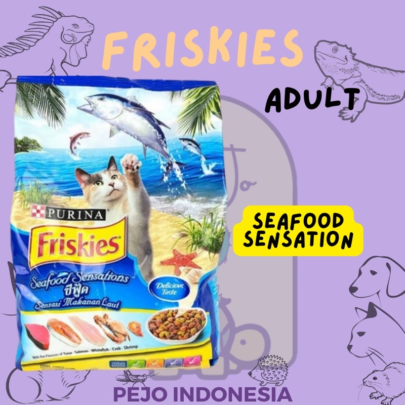 Friskies Adult Freshpack Makanan Kucing lengkap Dan bernutrisi Tinggi 1.2kg