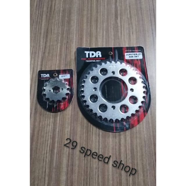 Gear set depan belakang tdr jupiter z1