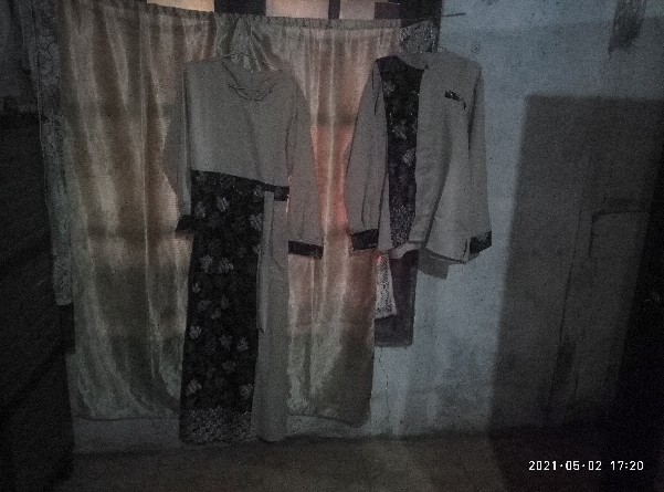 Pcs Cp Couple Aruna Batik Pasangan Kemeja Cowo Dan Gamis Laxy Cewe 4warna