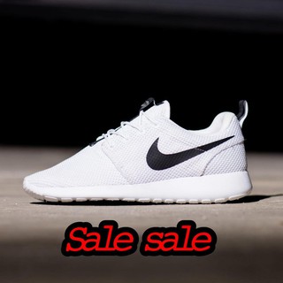 black roshe trainers