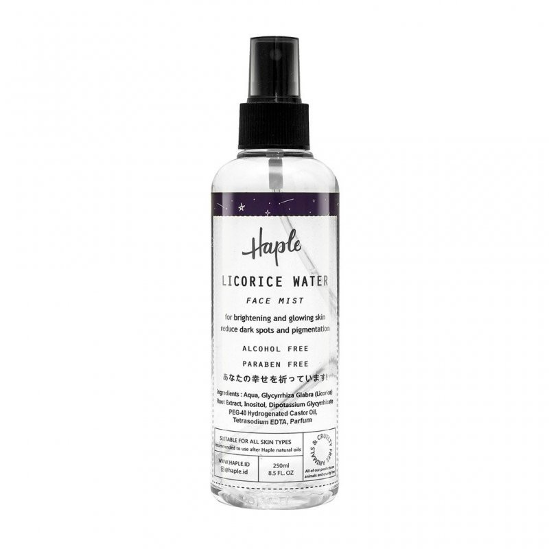 Haple Water Face Mist (Licorice/Green Tea) (100ml/250ml)