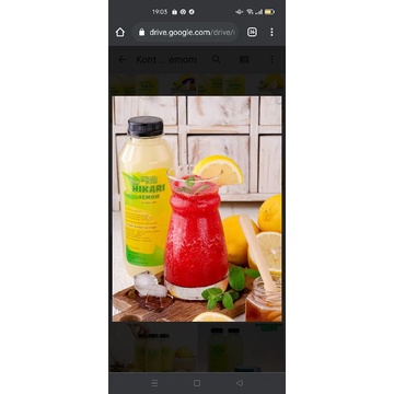 

nota live 3 botol Hikari Lemon