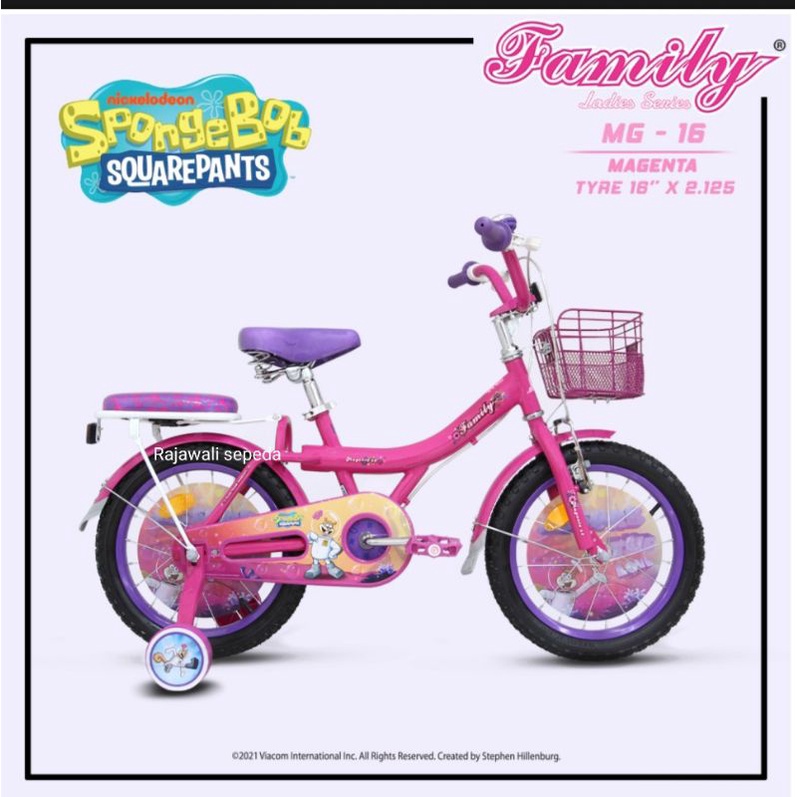 [EKA JAYA SEPEDA] Sepeda anak 16 mini family magenta
