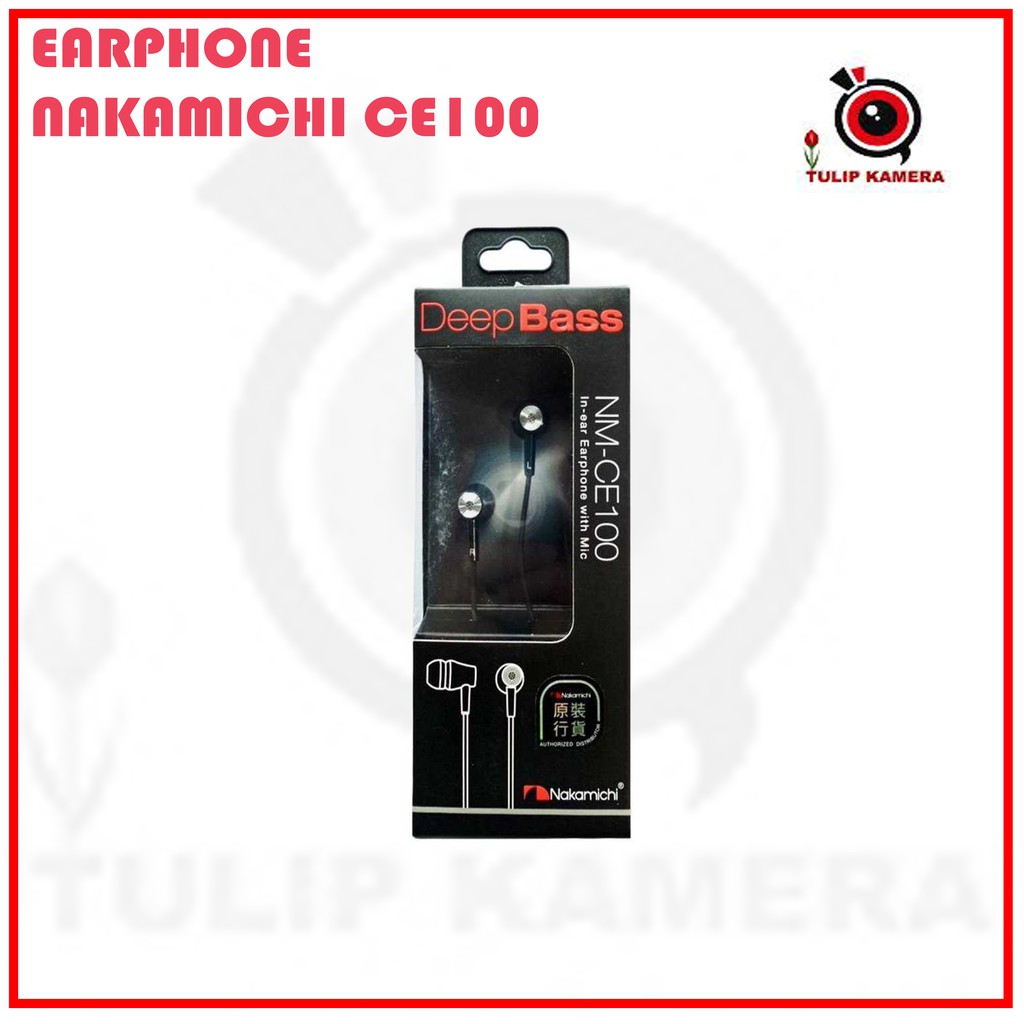 Nakamichi CE100 Headset In-Ear 10mm Driver Hitam