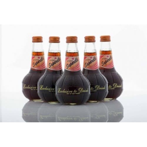

(BISA COD) 1 karton Indo Saparella sarsaparilla soft drink sarsi badak