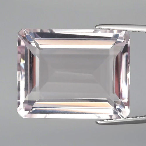 VS Octagon 30.28ct 22.5x17.5mm Natural Untreated Light Purple Amethyst, Brazil AT097