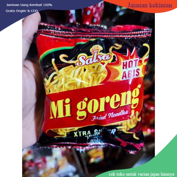 

Mie goreng salsa pedas isi 10pcs-mie instan-makanan ringan-camilan -chiki2-mi goreng-mi kremes