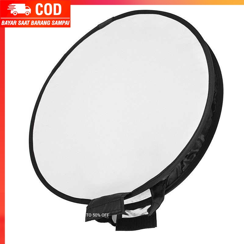 (100% BARANG ORI) Universal Portable Round Softbox Flash Diffuser 40 cm - PU5145