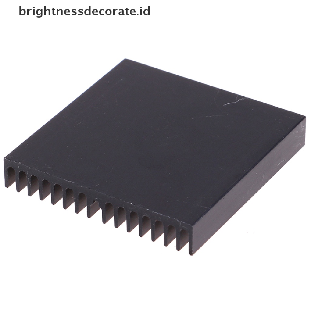 1 Pc Chip Motherboard Heatsink Radiator Bahan Aluminum Warna Hitam Ukuran 60x60 X 10mm