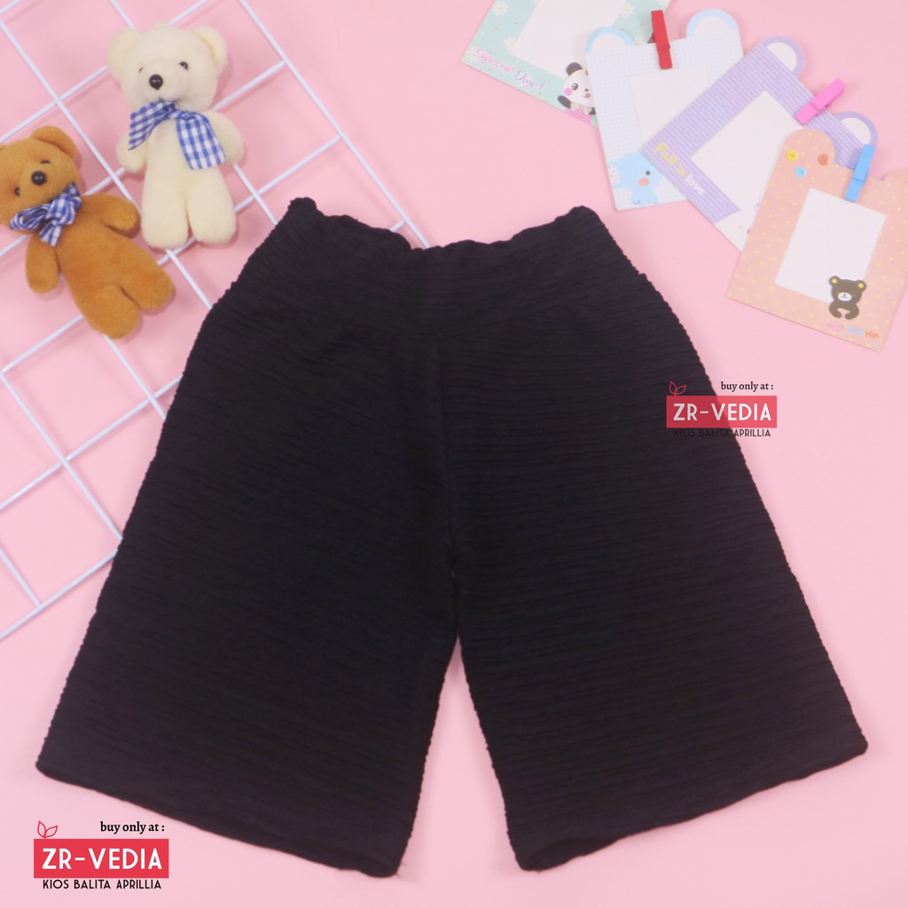 Kulot Polos Uk. 2-3 Tahun / Celana 3per4 Anak Perempuan Skirt Pendek Pants Kulot Bawahan Polos Murah