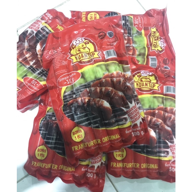 

MUANTAP / MANTAP SOSIS FRANKFURTER 500 GR ISI 10+1
