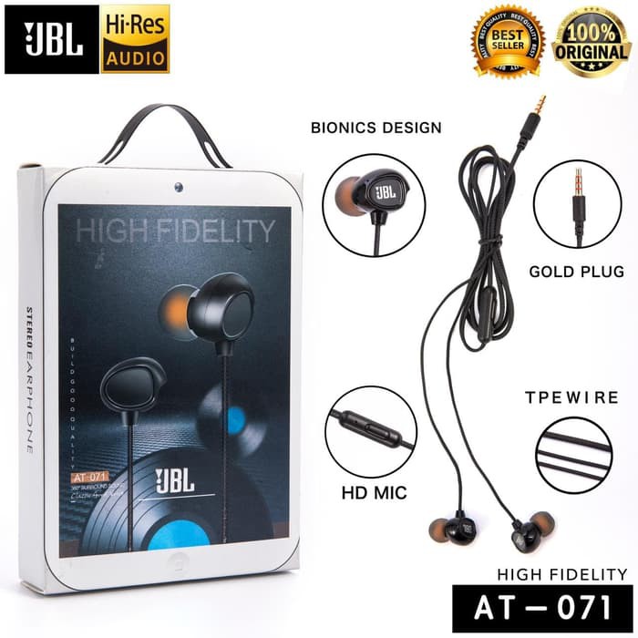 Zuki Store HANDSFREE / HEADPHONE / EARPHONE / HEADSET JBL AT071
