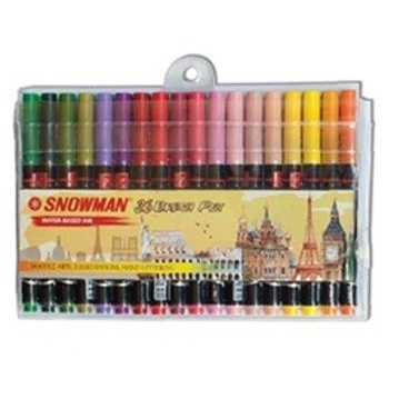 

(BISA COD) Snowman Brushpen / Brush Pen / Paket 36 warna 1 SET Brushpen / BM 36 TERJAMIN Kode 460