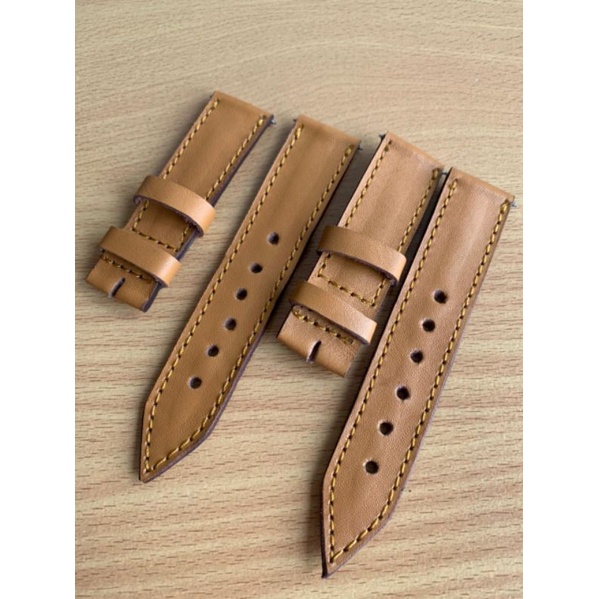 Strap Tali Jam Tangan Kulit sapi Asli handmade 22mm