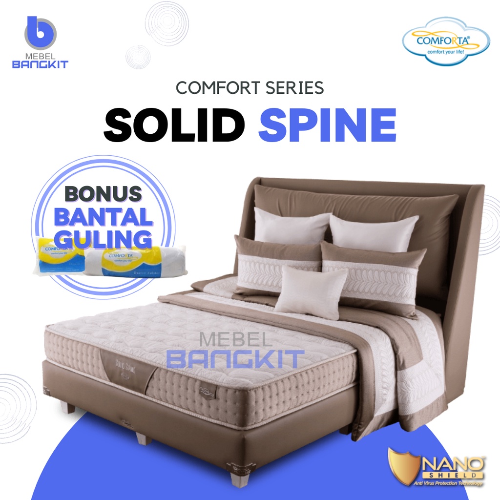 Kasur Spring bed - Matras Comforta Solid Spine (Full Latex)