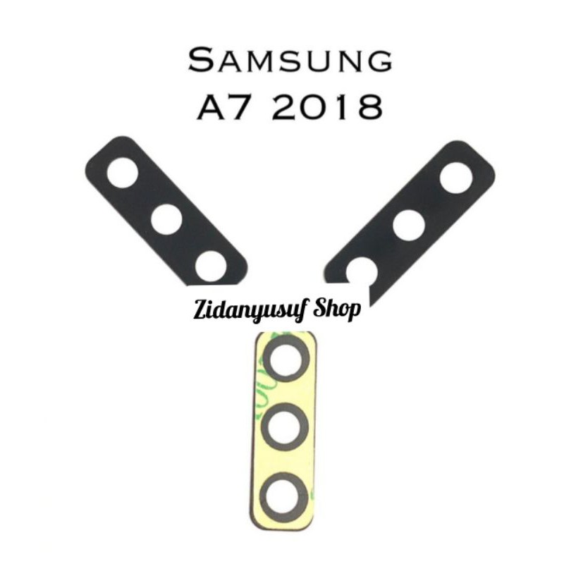 KACA KAMERA LENSA KAMERA BELAKANG SAMSUNG A750 / A7 2018 ORIGINAL