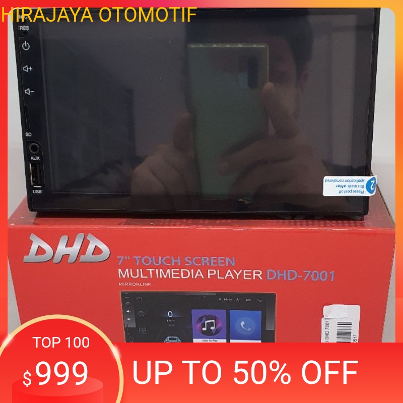 Head Unit Android DHD-7001 7 inch 2-Din, Dobel Din