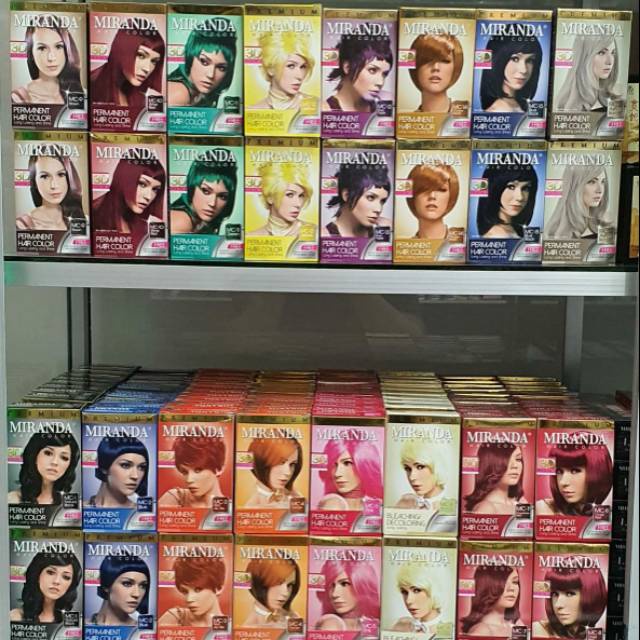 MIRANDA SEMIR RAMBUT WARNA RAMBUT MIRANDA HAIR COLOR