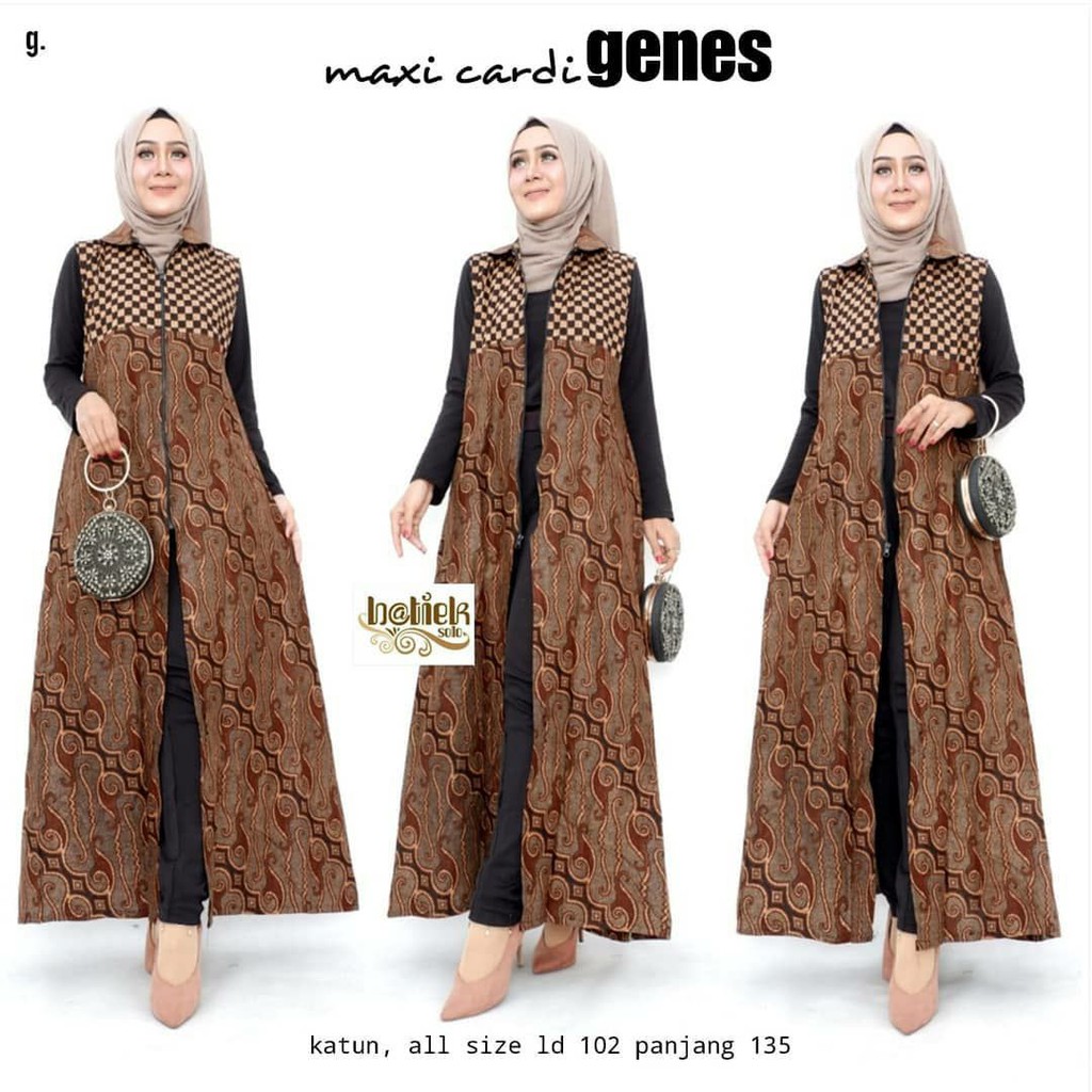 Outer chibby genes / maxi cardi / outer batik