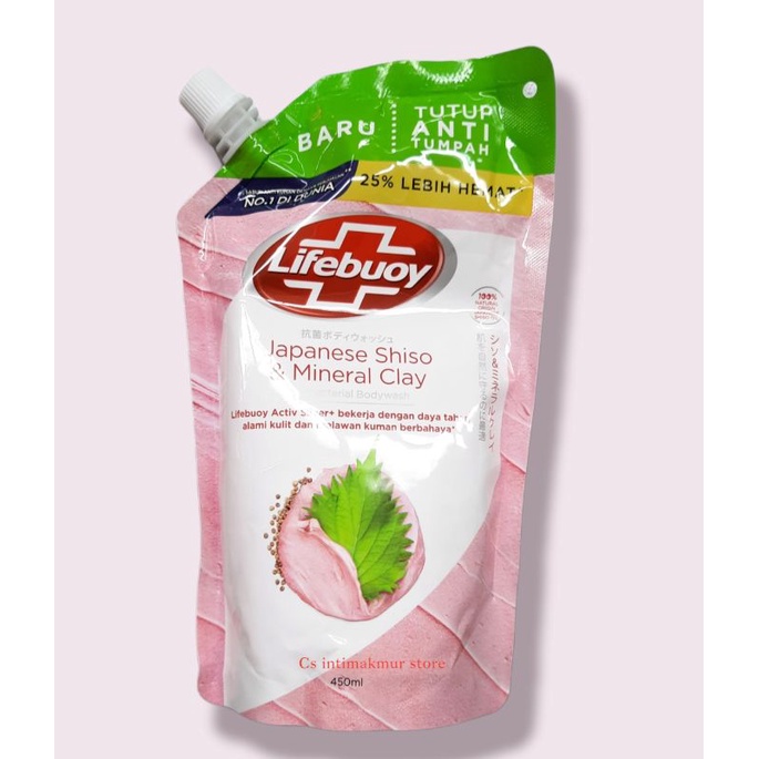 Lifebuoy Body Wash Japanese Shiso Pouch 450 ml