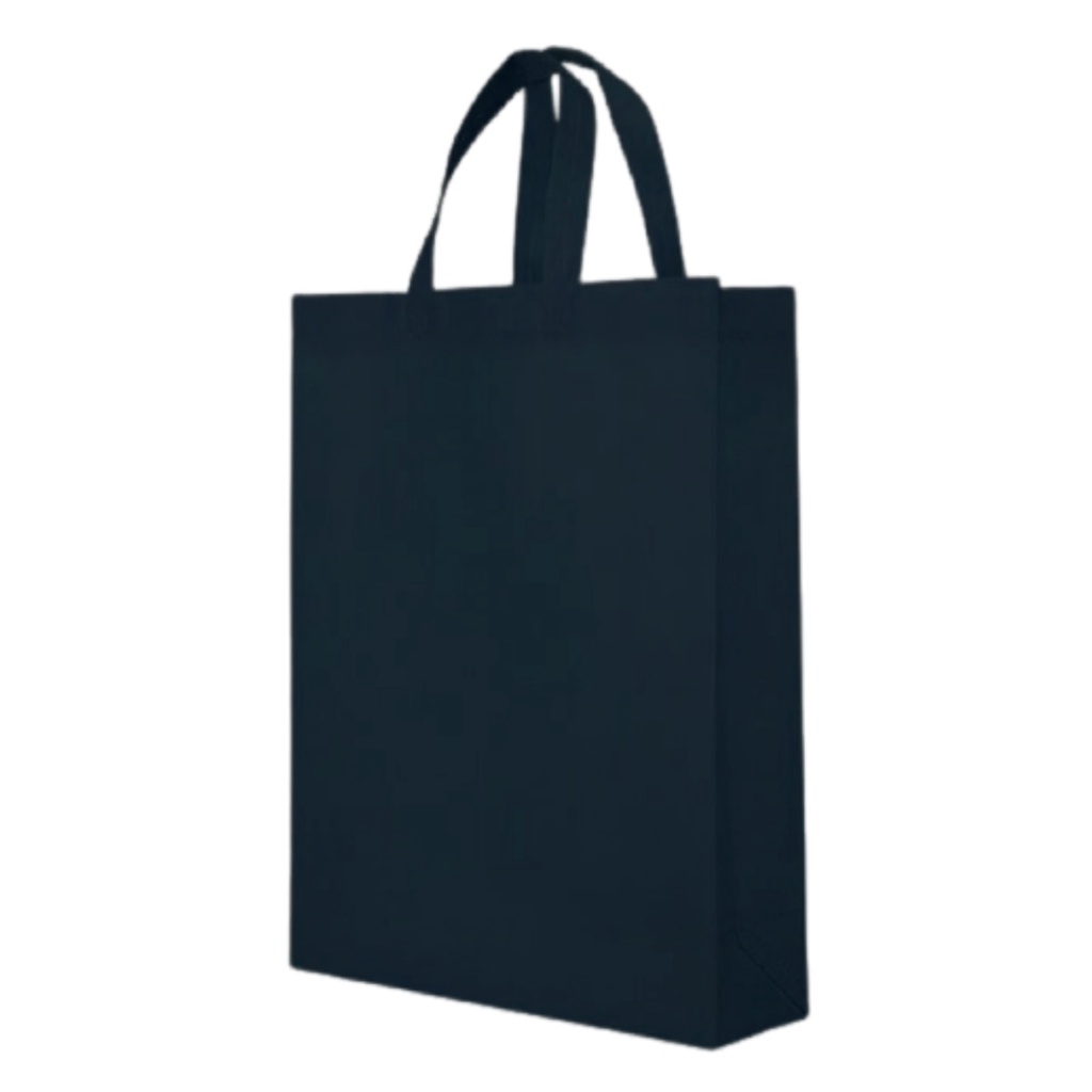 Tas Spunbond Tali 30x40x10 Handle Box / Kotak Goodie Bag Untuk Kantong Belanja Lipat, Sembako, Souveir Ulang tahun / Pernikahan / Hajatan / Pernikahan / Tasyakuran / Syukuran Polos Besar 30x40 Mudah di Kustom Sablon Murah-HITAM