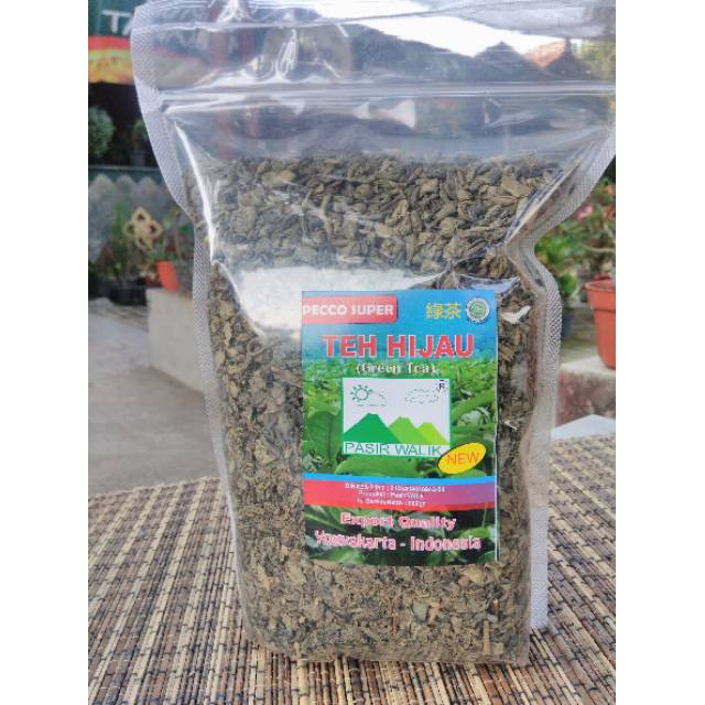 

TEH HIJAU SUPER (pecco +2) EXPORT QUALITY 100% ALAMI Kiloan PASIR WALIK