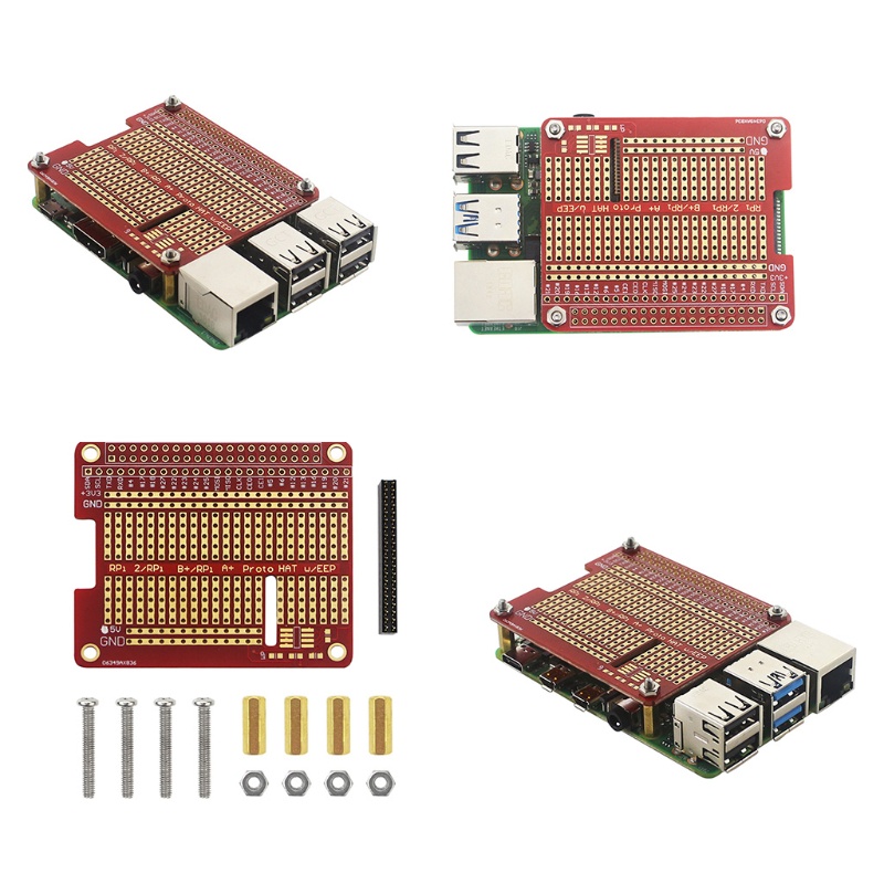 Aksesoris Papan Ekstensi btsg Raspberry Pi Prototype Board GPIO Expansion Plate