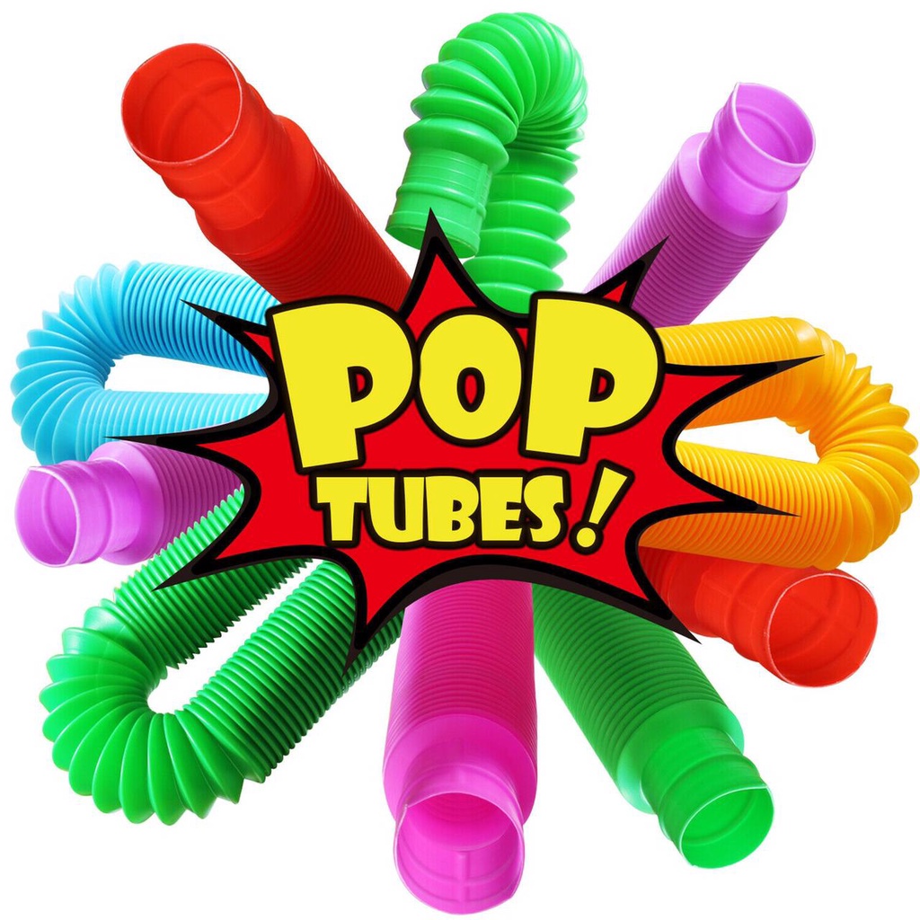 Pop Tubes / Pop Tube / mainan edukasi fidget Pop Tubes Sensory Toys / poptube / poptubes
