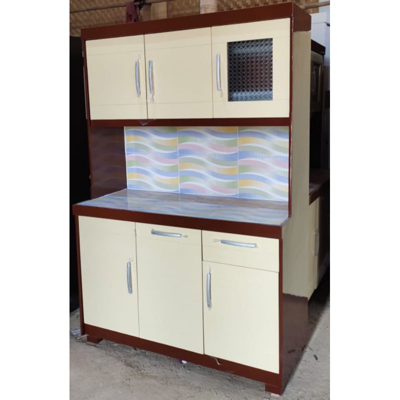 Lemari sayur 3pintu kayu multiplek