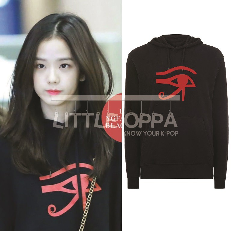 IDOL FASHION BLACKPINK JISOO EYES HOODIE