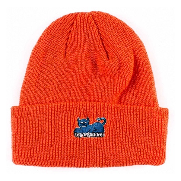 Toy Machine Devil Cat Orange Beanie