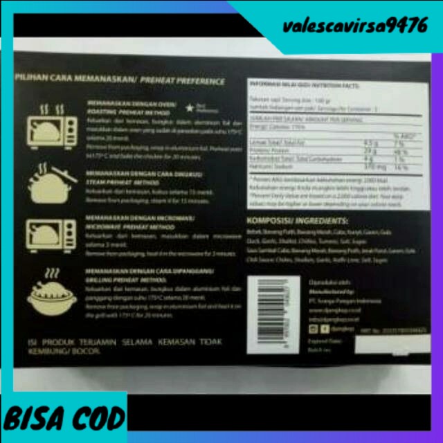 

⭐BISA COD⭐ Ayam Betutu Djangkep Oleh-Oleh Bali 500gr