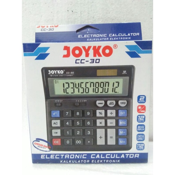 

alat hitung calculator 12 digit check&corect