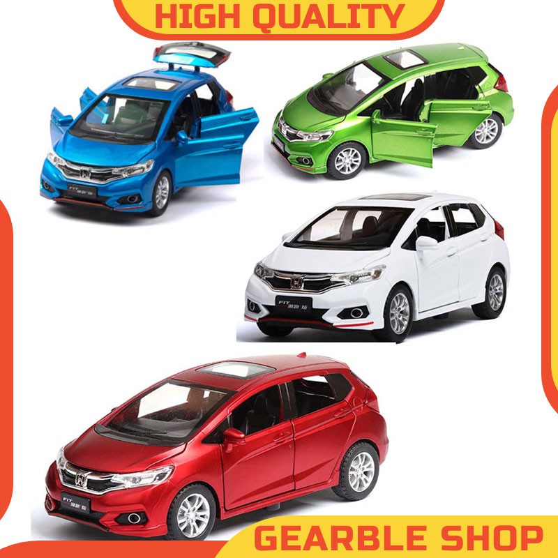 PT69 DIECAST HONDA JAZZ FIT 1:32 MINIATUR JAZZ FIT / MOBIL MAINAN REPLIKA