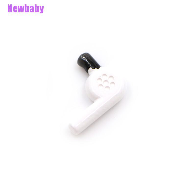 Newbaby Mainan Miniatur Hair Dryer + Sisir + Cermin Untuk Aksesoris Rumah Boneka 1 / 12