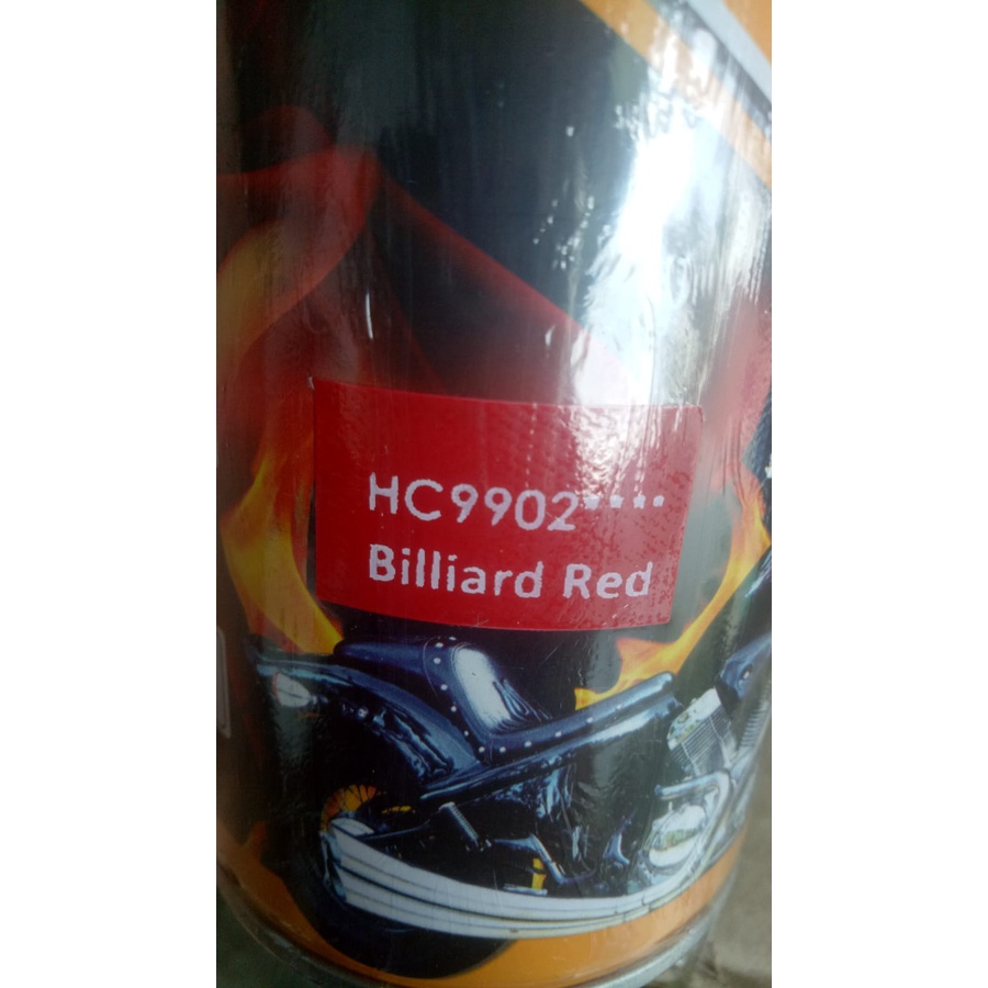 cat semprot pilok pilox diton premium billiard red 9902 hc 9902 **** merah harley 400cc