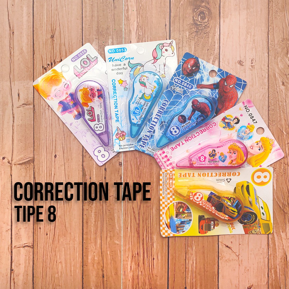 

Correction Tape / Tip-ex / Correction tape fancy / Tip-ex fancy