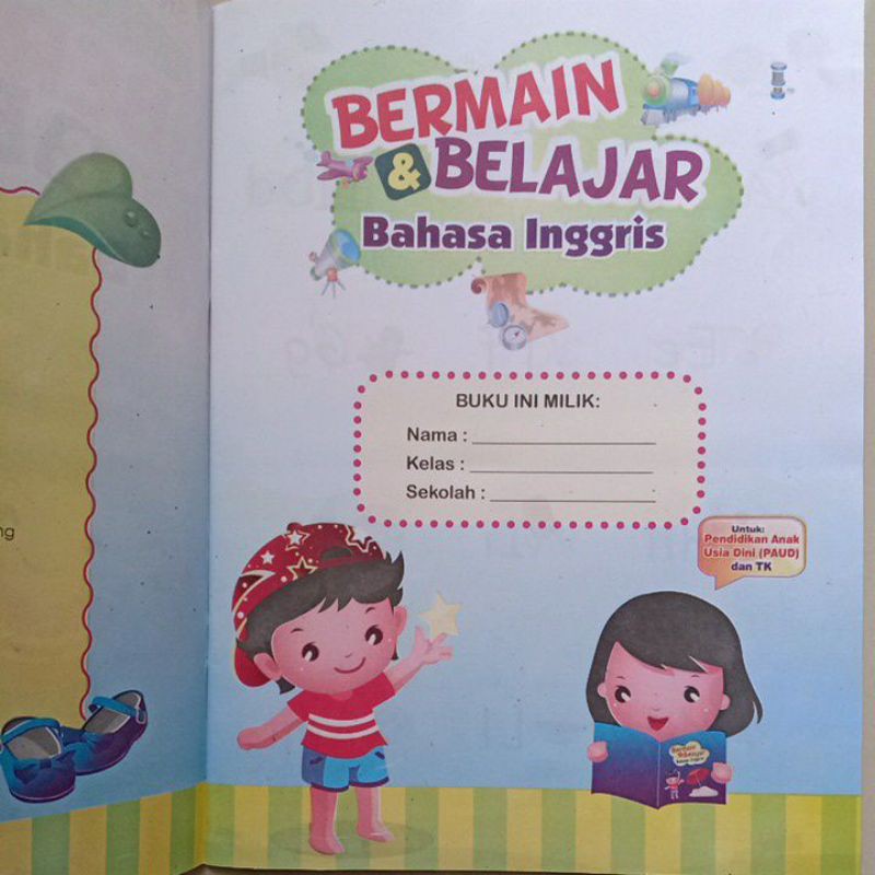 Buku Bermain Dan Belajar Bahasa Inggris Untuk Usia Dini