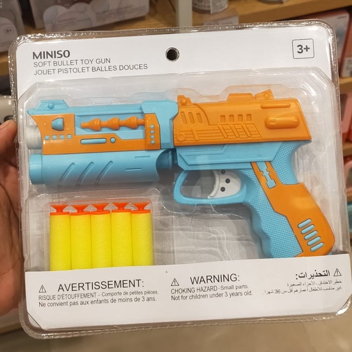 Miniso Soft Bullet Toy Gun Mainan Pistol Anak