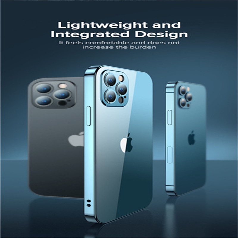 Soft Case Pelindung Lensa Kamera Transparan Untuk Iphone 11 12 13 Pro Max Mini Xs Xr 7 8 Plus Se 2020