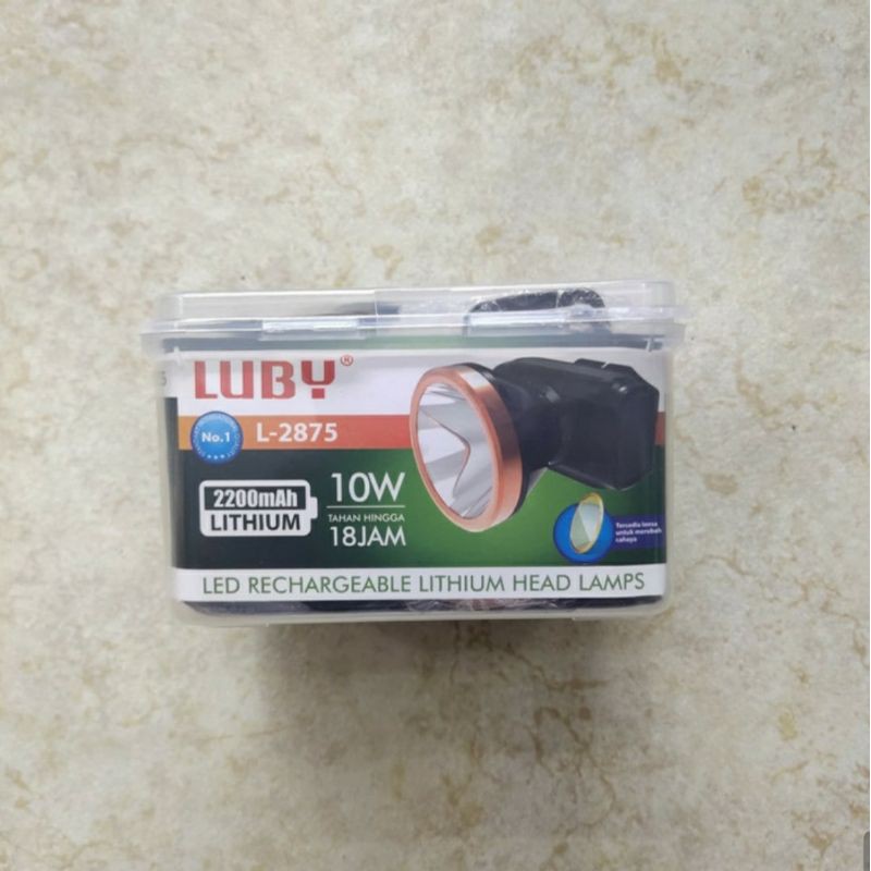 Senter Kepala LED 10W Luby L-2875 / Head lamp Led Luby